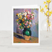 Blume in Vase, Cezanne Karte (Gelbe Blume)