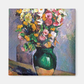Blume in Vase, Cezanne Magnet (Vorne)