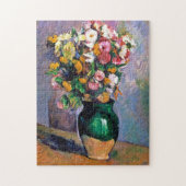 Blume in Vase, Cezanne Puzzle (Vertikal)