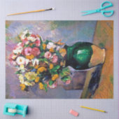 Blume in Vase, Cezanne Seidenpapier (Basteln)