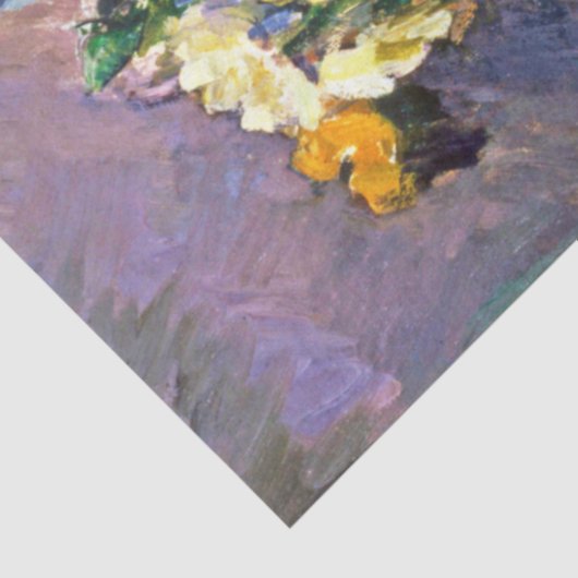 Blume in Vase, Cezanne Seidenpapier (Ausschnitt)