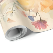 Blume in Vase Geschenkpapier (Rolleneckpunkt)