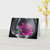 Blume in Vase Karte (Gelbe Blume)