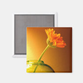 Blume in Vase Magnet (Vorderseite/Rückseite)