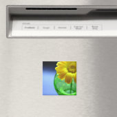 Blume in Vase Magnet (In Situ (Geschirrspüler))