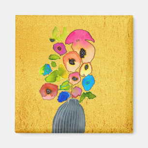 Blume in Vase Magnet