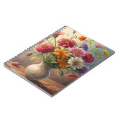 Blume in Vase Notizblock (Linke Seite)