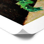 Blume in Vase Paulus Theodorus van Brussel Poster (Ecke)