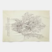 Blume in Vase Scripture Handtuch (Horizontal)