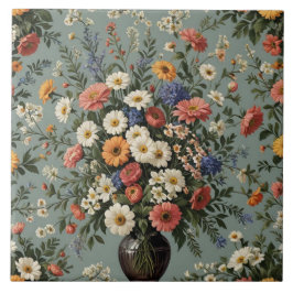Blume in Vase vermischen Fliese
