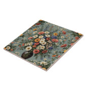 Blume in Vase vermischen Fliese (Seite)