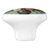 Blume in Vase vermischen Keramikknauf (Seitenansicht)