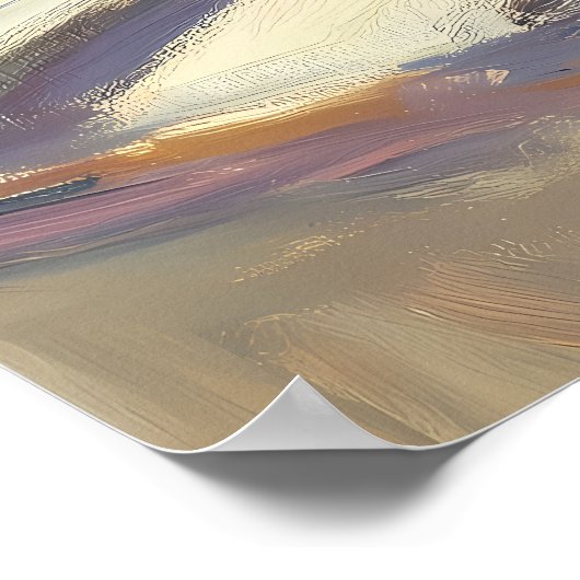 Blume in Vase von Sunlit Window - Impressionist Poster (Ecke)