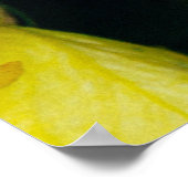 Blume in verschiedenen Farben Poster (Ecke)