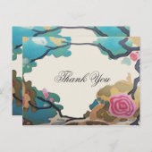 Blume in Wasserfarben ~ Postkarte (Vorne/Hinten)