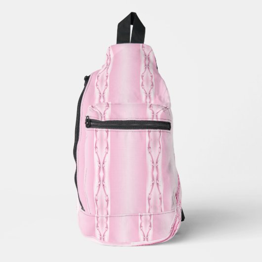 Blume in Waves Crossbody Bag (Vorderseite)