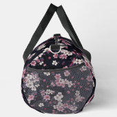 Blume in Weiß und Rosa Duffle Bag (Rechts)