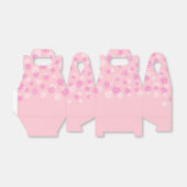 Blume in Weiß und Rosa Geschenkschachtel (Ungefaltet)