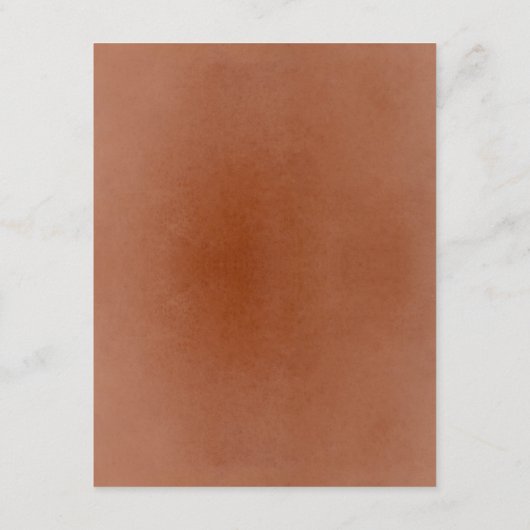 Blume in Weiß und Terracotta Hochzeitsstipps Begleitkarte (Rückseite)