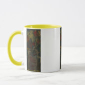 Blume in weißer Vase Tasse (Links)