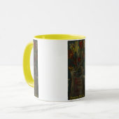 Blume in weißer Vase Tasse (Vorderseite Links)