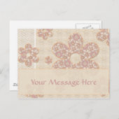 Blume Inc Postkarte (Vorne/Hinten)