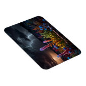 Blume inmitten des Blitzes Magnet (Rechte Seite)