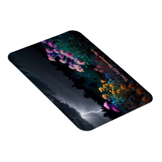 Blume inmitten des Blitzes Magnet (Rechte Seite)