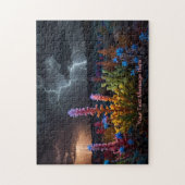 Blume inmitten des Blitzes Puzzle (Vertikal)