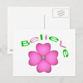 Blume Inspiration Postkarte (Vorne/Hinten)