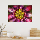 Blume - intensive Leidenschaft Poster (Küche)