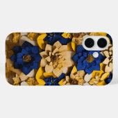 Blume iPhone Case - Blumendesign mit Dauerhaftem (Rückseite (Horizontal))