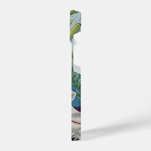 Blume iPhone Hülle (Linke Seite)