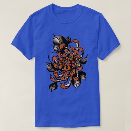 Blume Irezumi T-Shirt (Design vorne)