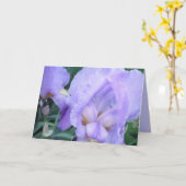 Blume - Iris Karte (Gelbe Blume)