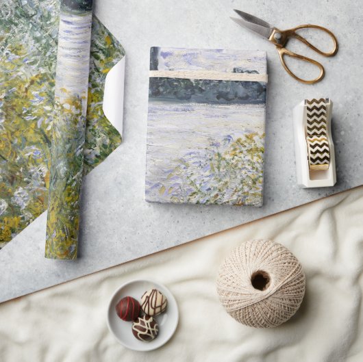 Blume Island in der Nähe von Vétheuil, Claude Mone Geschenkpapier (Kunsthandwerk)