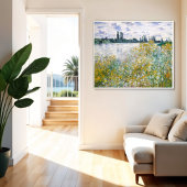 Blume Island nähe Vétheuil, Monet Poster