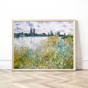 Blume Island nähe Vétheuil, Monet Poster
