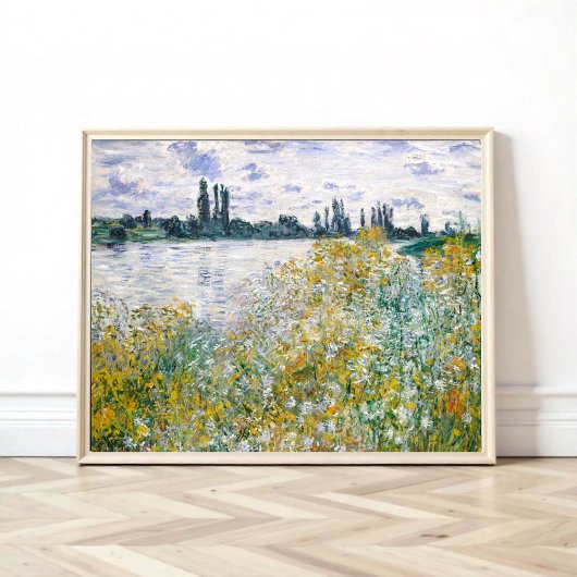 Blume Island nähe Vétheuil, Monet Poster