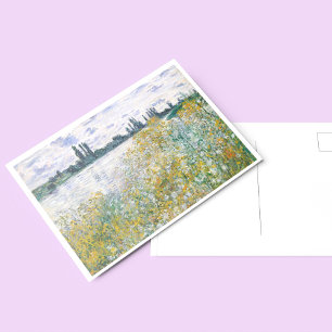 Blume Island nähe Vétheuil, Monet Postkarte
