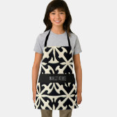 Blume Isometrisches monochromatisches botanisches  Schürze (Insitu)