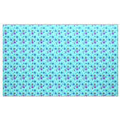Blume Ivy Blue Modern Fabric Stoff (Yard (91,4 cm))
