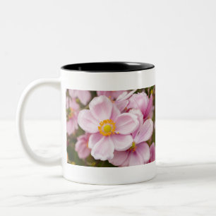 Blume japanischen Anemons Zweifarbige Tasse