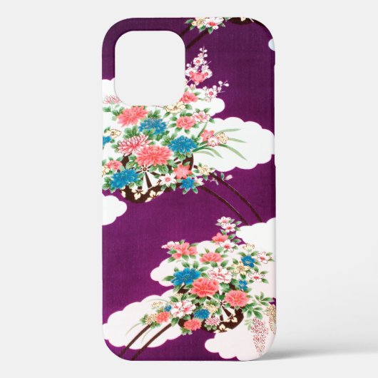 Blume, japanisches Design Case-Mate iPhone Hülle (Rückseite)