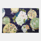Blume, japanisches Design Geschirrtuch (Horizontal)