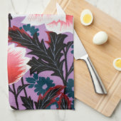 Blume, japanisches Design Geschirrtuch (Viertel Falte)