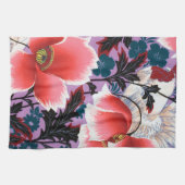 Blume, japanisches Design Geschirrtuch (Horizontal)
