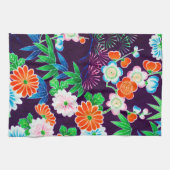 Blume, japanisches Design Geschirrtuch (Horizontal)