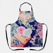 Blume, japanisches Design Schürze (Vorderseite)
