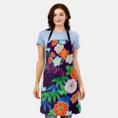 Blume, japanisches Design Schürze (Getragen)